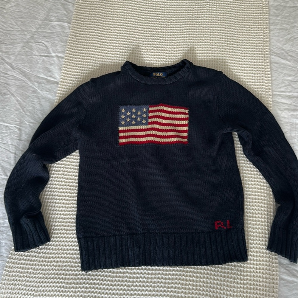 Ralph Lauren American Flag Sweater